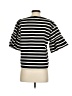 J.Crew Stripes Black Short Sleeve Top Size S - photo 2