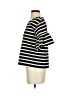 J.Crew Stripes Black Short Sleeve Top Size S - photo 5