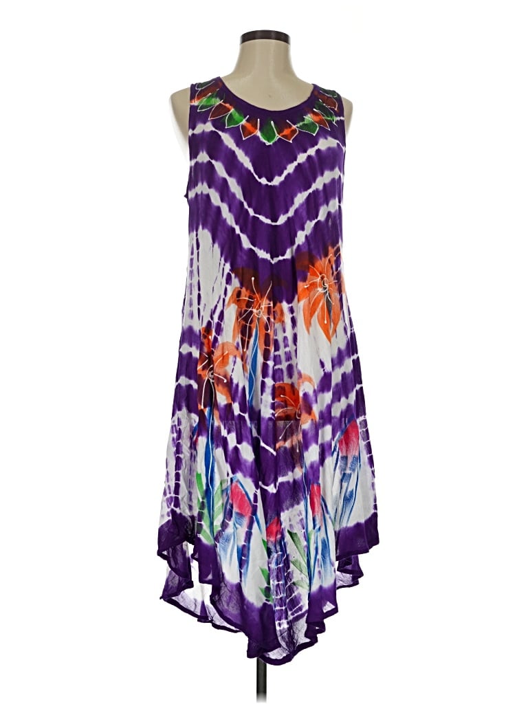 Assorted Brands Casual Dress In Purple