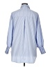 Assorted Brands 100% Polyester Stripes Blue 3/4 Sleeve Blouse Size XL - photo 2
