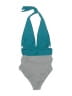 Cupshe Color Block Teal One Piece Swimsuit Size S - photo 2