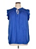 J by Joie 100% Polyester Blue Sleeveless Blouse Size 1X - photo 1