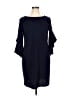 Neiman Marcus Solid Blue Casual Dress Size 16 - photo 1