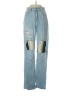 Shein Color Block Blue Jeans Size XS - photo 1