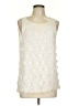 Ann Taylor Ivory Sleeveless Blouse Size L - photo 1
