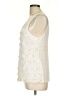 Ann Taylor Ivory Sleeveless Blouse Size L - photo 5