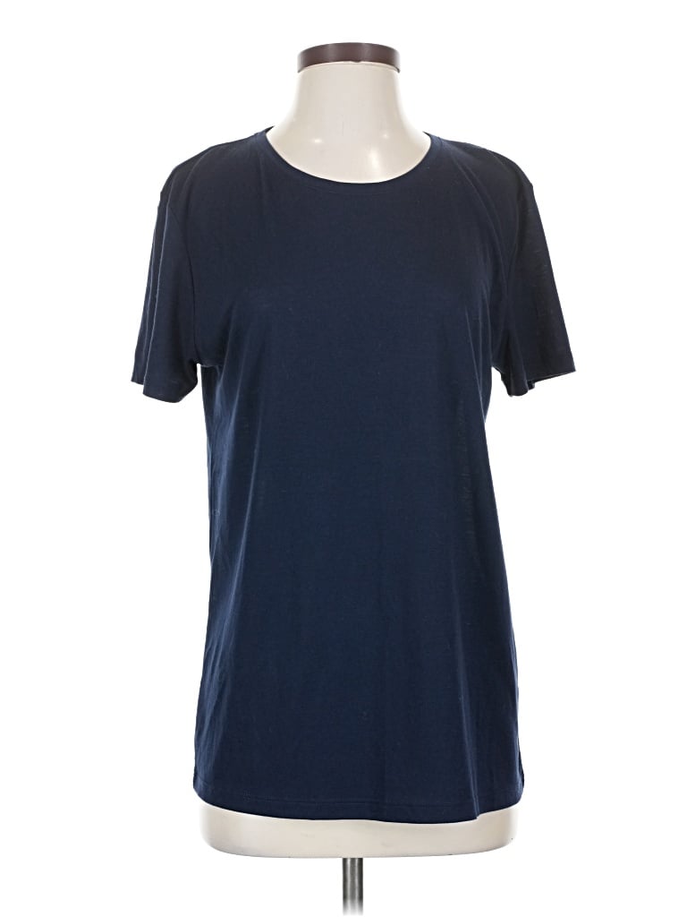 Pre-owned M&s Short Sleeve T-shirt In Blue