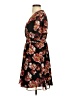 Madewell 100% Polyester Floral Black Casual Dress Size 4 - photo 5