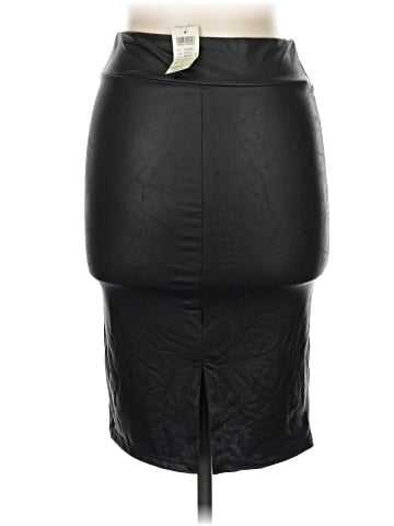 Arden B. Faux Leather Skirt (view 2)