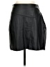 Assorted Brands 100% Polyester Black Faux Leather Skirt Size EU (IT) 40 / US 4 - photo 1
