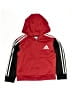 Adidas 100% Polyester Red Zip Up Hoodie Size 5 - photo 1