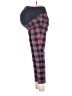 Old Navy - Maternity Plaid Blue Active Pants Size P - photo 5