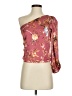 Express Burgundy 3/4 Sleeve Blouse Size S - photo 1