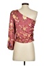 Express Burgundy 3/4 Sleeve Blouse Size S - photo 2
