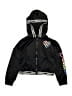 Justice Black Zip Up Hoodie Size 7 - 8 - photo 1
