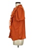 Shein Orange Short Sleeve Blouse Size 8 - 10 - photo 5