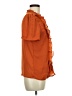 Shein Orange Short Sleeve Blouse Size 8 - 10 - photo 4
