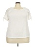 Style&Co Ivory Short Sleeve Blouse Size 2X - photo 1