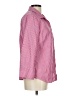 Chico's Stripes Pink Long Sleeve Button-Down Shirt Size Lg (2) - photo 4