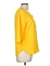 Unbranded 100% Polyester Yellow 3/4 Sleeve Blouse Size M - photo 4