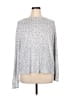 Time and Tru Polka Dots Silver Pullover Sweater Size XL - photo 1
