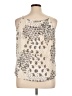 Maurices 100% Rayon Ivory Sleeveless Blouse Size 0X - photo 2