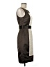 BCBG Paris Color Block Brown Cocktail Dress Size 8 - photo 4