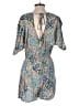 BCBGeneration 100% Rayon Paisley Blue Romper Size M - photo 2
