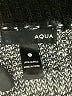 Aqua 100% Acrylic Plaid Black Cardigan Size S - photo 7