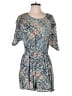 BCBGeneration 100% Rayon Paisley Blue Romper Size M - photo 1