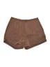 Shein Chevron-herringbone Brown Shorts Size L (petite) - photo 1
