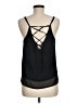 Sans Souci 100% Polyester Black Sleeveless Blouse Size M - photo 2