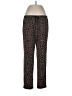 BCBGeneration Print Brown Casual Pants Size L - photo 1