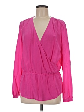 Ann Taylor Long Sleeve Silk Top