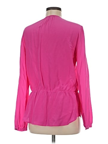 Ann Taylor Long Sleeve Silk Top (view 2)