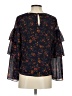 Madewell Floral Blue 3/4 Sleeve Blouse Size XS - photo 2