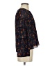 Madewell Floral Blue 3/4 Sleeve Blouse Size XS - photo 4