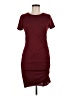 Assorted Brands Solid Burgundy Casual Dress Size M - photo 1
