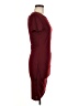 Assorted Brands Solid Burgundy Casual Dress Size M - photo 4