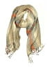 Unbranded Plaid Tan Scarf One size - photo 1