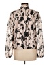 Allison 100% Polyester Floral Ivory Long Sleeve Blouse Size M - photo 2
