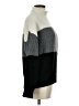 Unbranded 100% Acrylic Color Block Gray Turtleneck Sweater Size M - photo 4