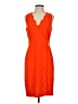 J.Crew 100% Polyester Orange Cocktail Dress Size 4 - photo 1