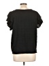 Shein Black Short Sleeve Top Size 12 - photo 2