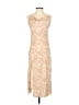 RESA 100% Polyester Tan Casual Dress Size S - photo 1