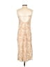 RESA 100% Polyester Tan Casual Dress Size S - photo 2
