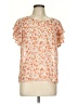 Unbranded Orange Short Sleeve Blouse Size L (estimated) - photo 1
