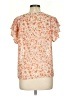Unbranded Orange Short Sleeve Blouse Size L (estimated) - photo 2