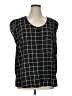 Pure Energy 100% Polyester Black Sleeveless Blouse Size 1X - photo 1