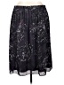 Sejour 100% Polyester Paisley Black Formal Skirt Size 16W - photo 2